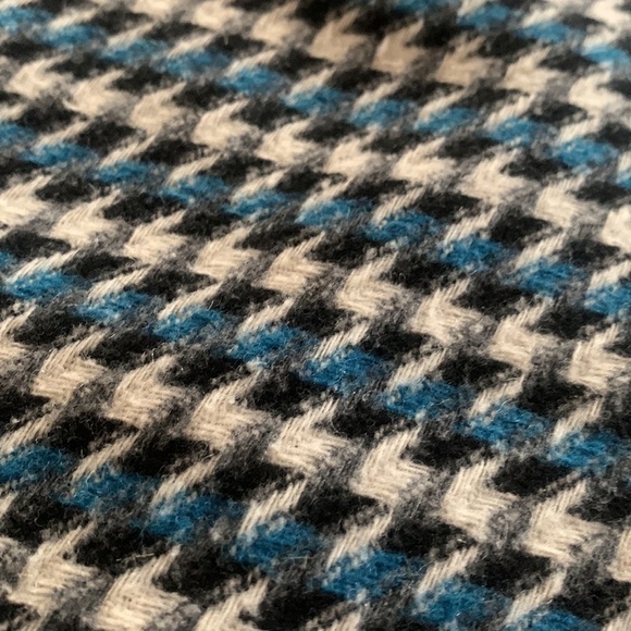 Talbots Houndstooth Wool Blend Lined Short Pencil Skirt Size 14 P - Picture 11 of 11